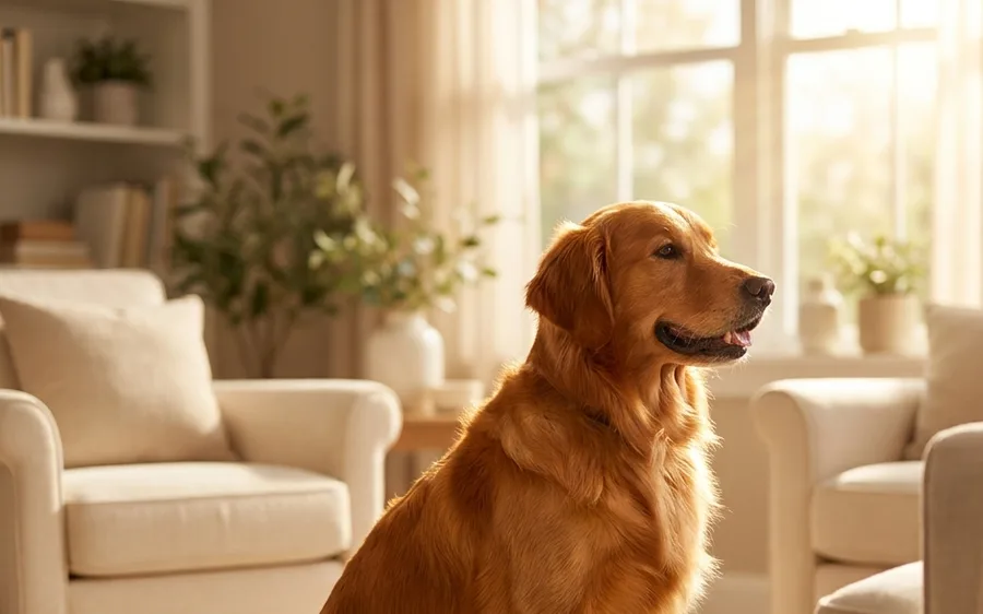 Dog with a healthy, shiny coat
